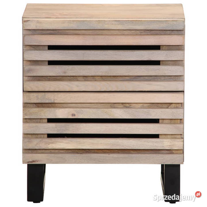 Szafka nocna 40x34x46 bielone drewno mango Warszawa
