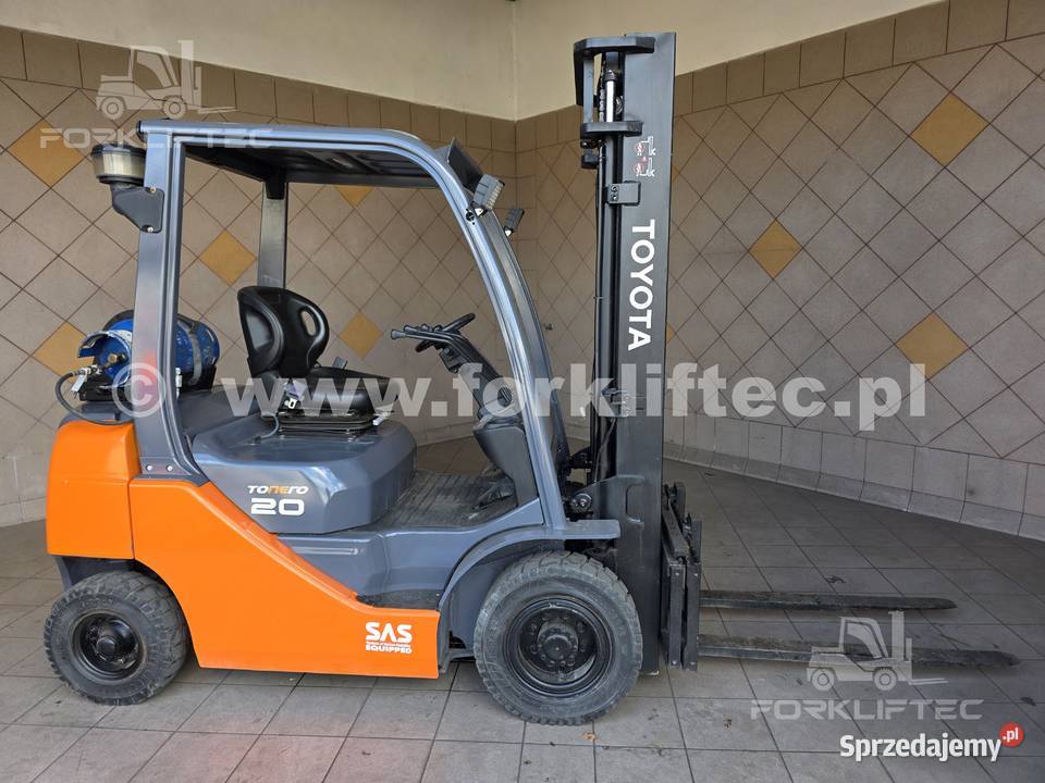 Wózek Widłowy TOYOTA 8FGF20 3700 mm TOYOTA 8FG20 gaz śląskie Lędziny