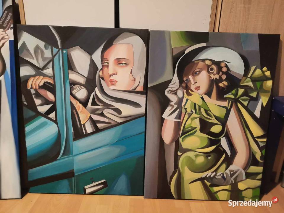 Sprzedam obraz 50 na 70 Tamara Łempicka Malarstwo Lubsko