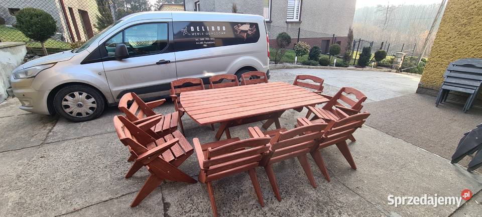 OKAZJA KOMPLET SKŁADANYCH MEBLI OGRODOWYCH Dom i Ogród Rydułtowy