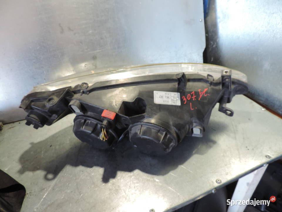 REFLEKTOR LEWT LAMPA LEWA PRZEDNIA PEUGEOT 307 lewe