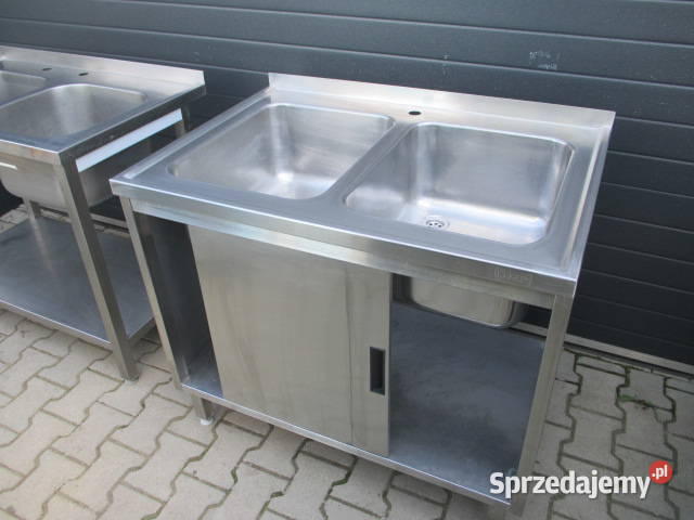 Zlew Gastronomiczny 2 Komorowy Drzwi Suwane sprzedam