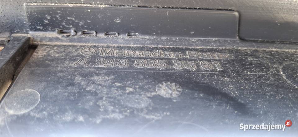 MERCEDES EQA W243 ZDERZAK TYŁ DOKŁADKA PDC CHROM osobowe