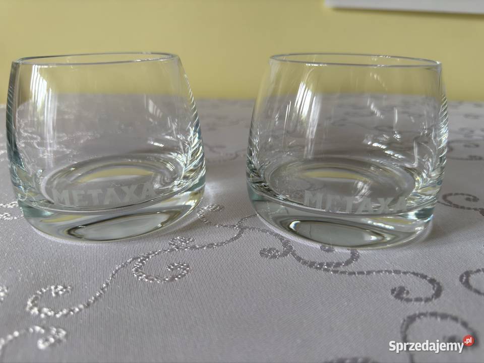 Szklanki do Whisky Brandy METAXA Zestaw 2