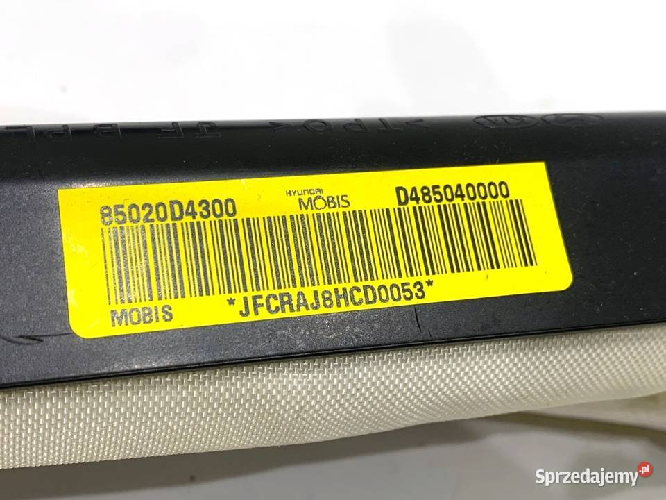 KURTYNA POWIETRZNA LEWY KIA OPTIMA 85020D4300