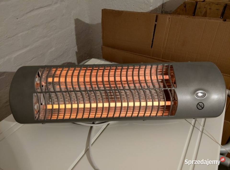 Grzejnik elektryczny kwarcowy ścienny 2 stopnie