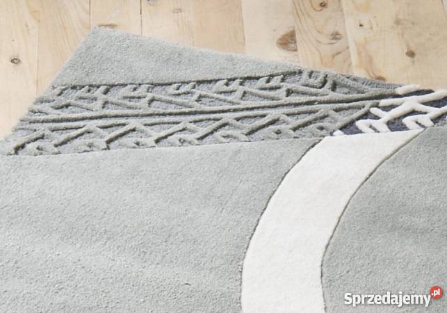 dywan szary motyw samochodowy 120x180 Dywany i firanki