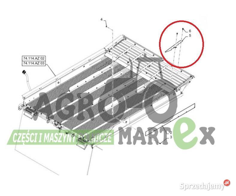 87546880 1957597C1 ROZDZIELACZ CNH Części zamienne Wichrów