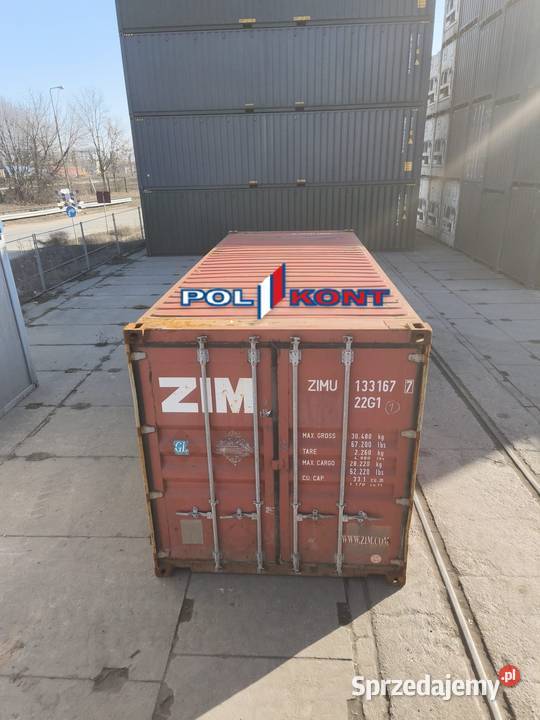Kontener morski 6 metrowy 20 DV Pewny Kontener Siedlce sprzedam