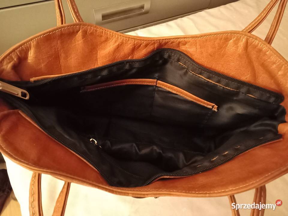 Torba skórzana 26cm Łódź sprzedam