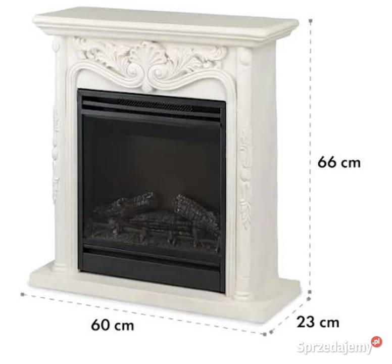 Piekny nowy kominek LED ogień prawdziwy 30 ceny dolnośląskie