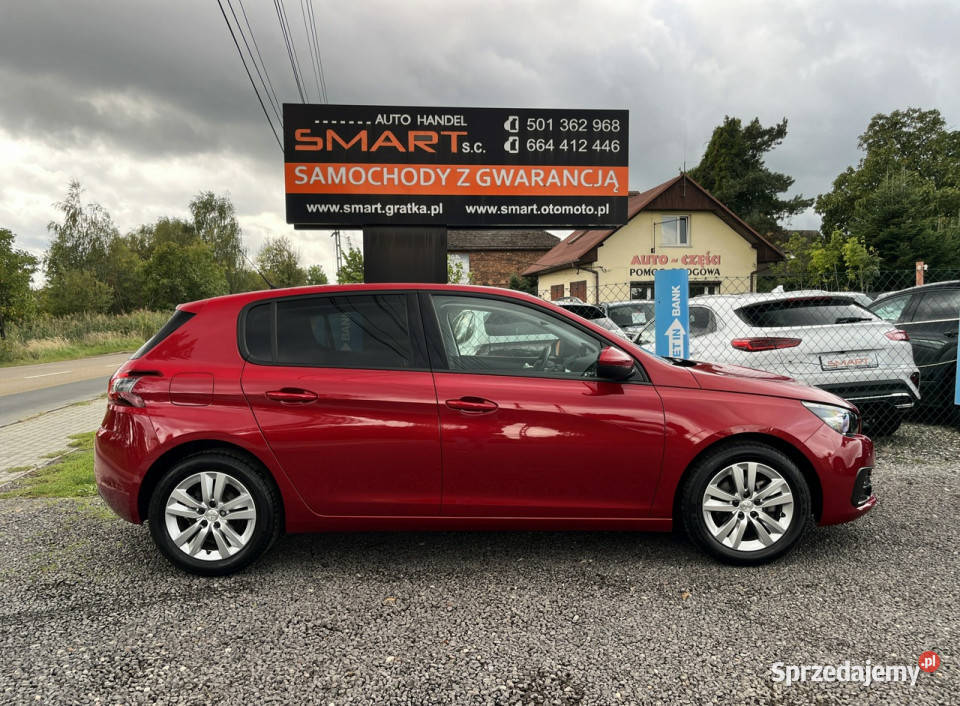 Peugeot 308 Ledy Navi Kamera 360 Serwisowany T9 VAT marża śląskie Rydułtowy