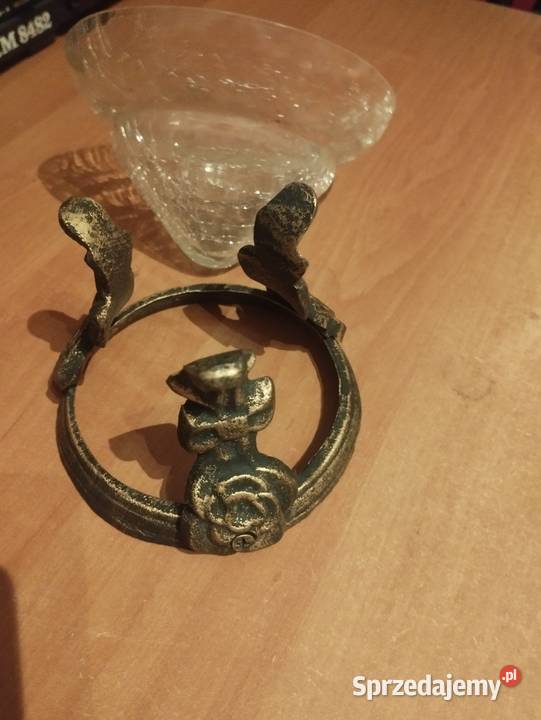 Cukiernica mosiężna stara bogato zdobiona Gdańsk