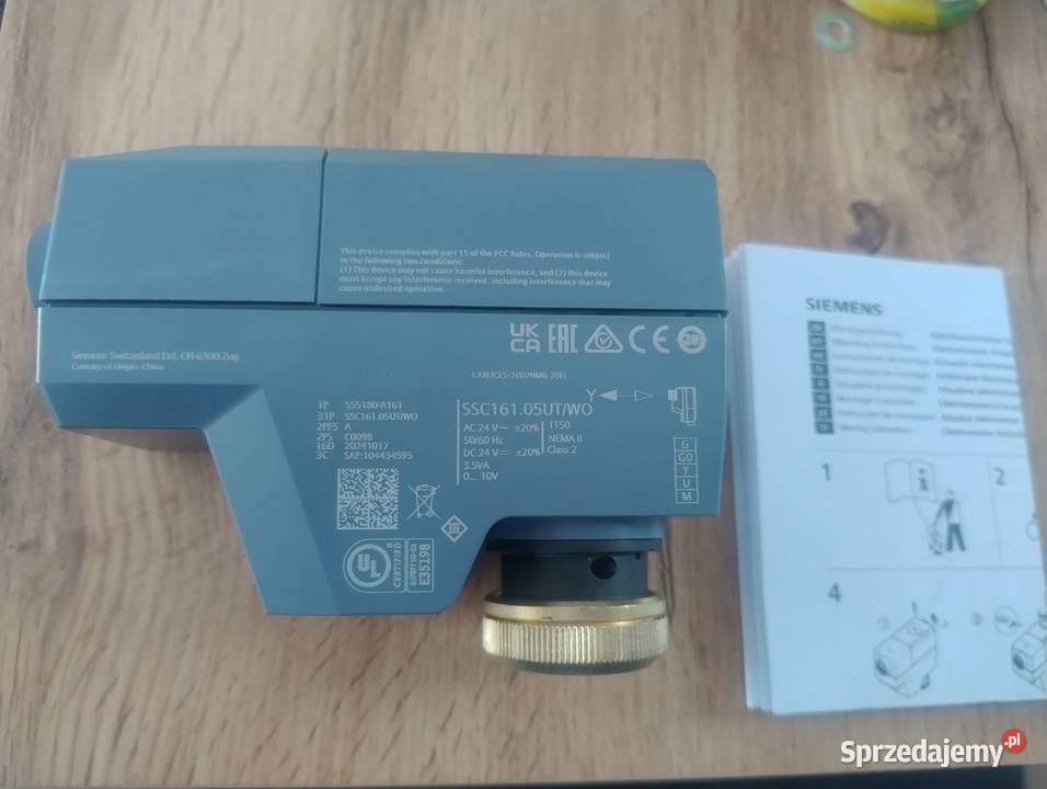 Siłownik elektromechaniczny Siemens Kraków