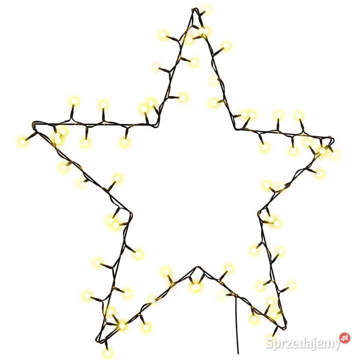 vidaXL Lampki świąteczne gwiazda sylwetka 80 Boże Narodzenie Warszawa