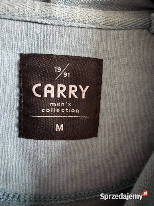 Bluza męska M Carry niebieska z kapturem z Częstochowa