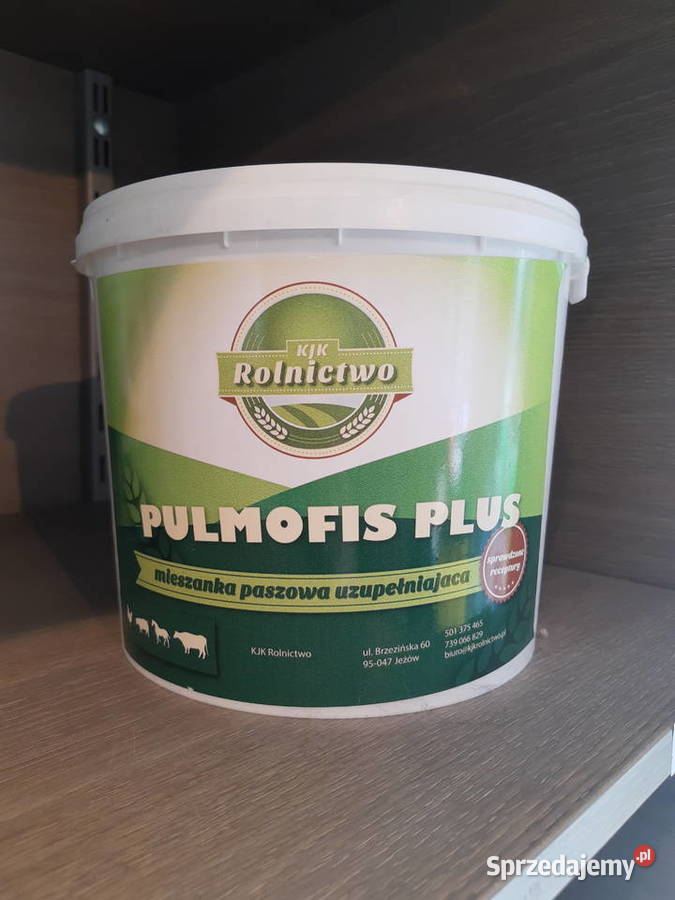 Pulmofis Plus na KASZEL u drobiu trzody krów Mokiny