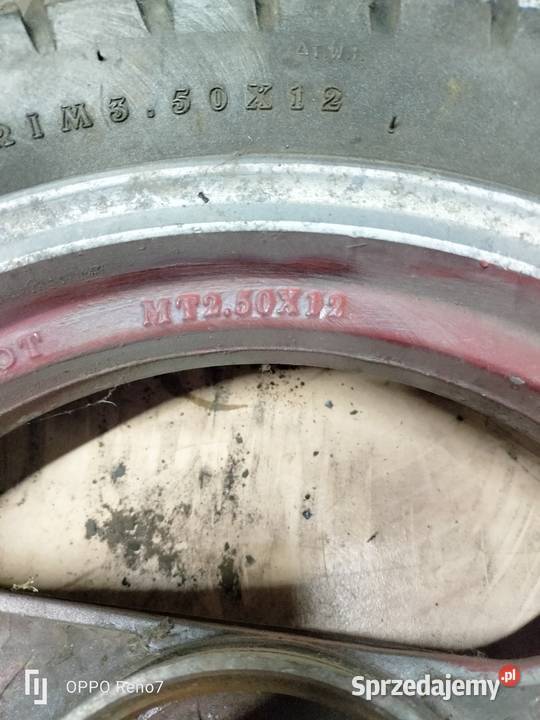 Tylne koło 12 19 frezów skuter 4T Łubno