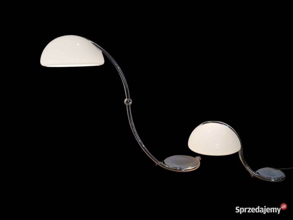Lampy Serpente chrom E Martinelli vintage