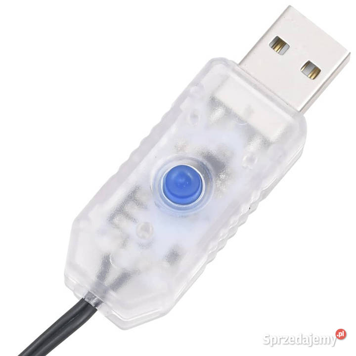 Choinka z kołkiem gruntowym 310 zimnych białych