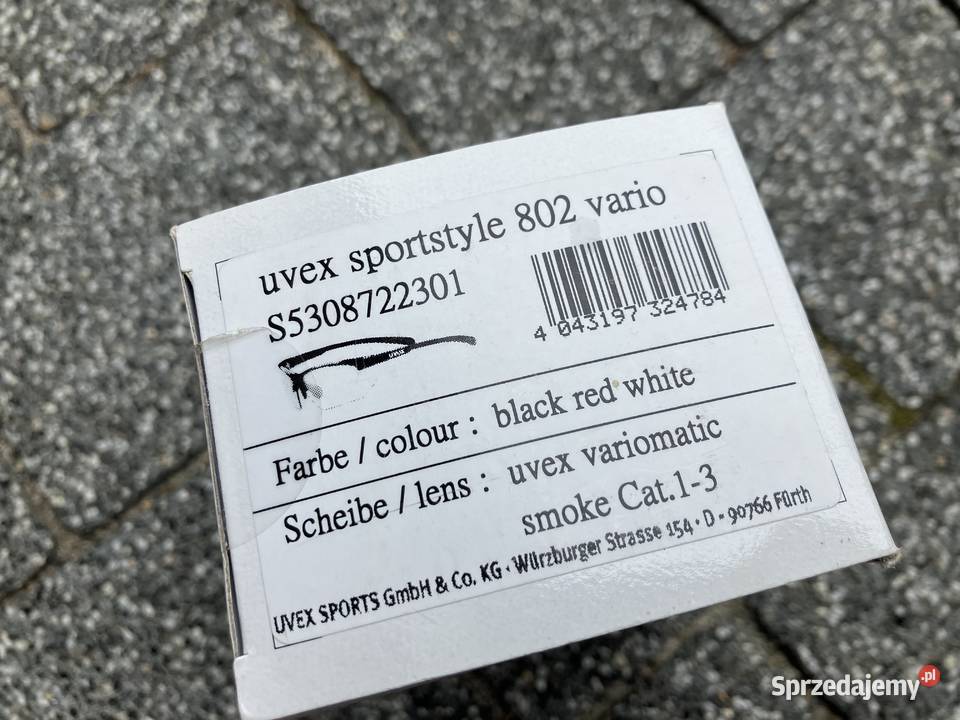 UVEX Okulary Sportstyle 802 V Vario Oryginalne Kraków sprzedam