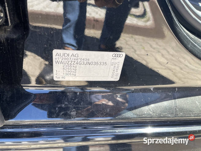 AUDI A6 AVANT 2017 196800 ccm 190 mazowieckie sprzedam