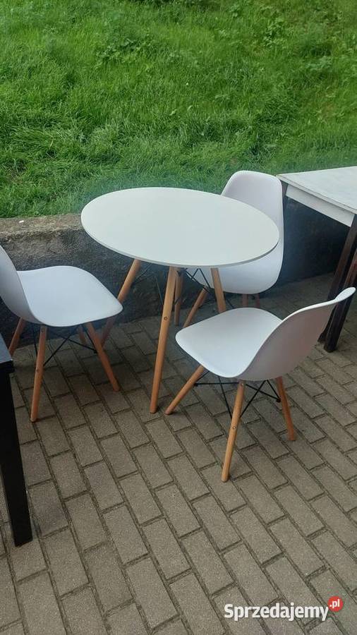 Stół okrągły z krzesłami Poznań
