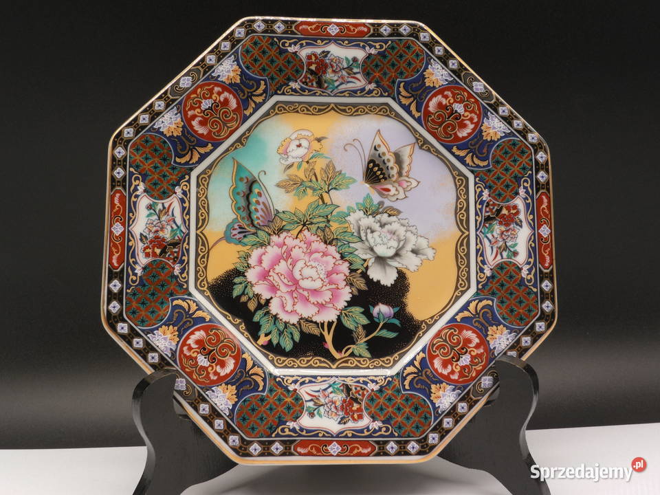 Japoński Talerz Dekoracyjny Imari Seizan Gama wielkopolskie Raszków