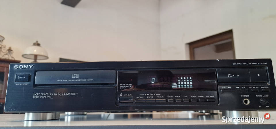 Cd player SONY 297 CDP297 odtwarzacz kompaktowy wielkopolskie Międzychód