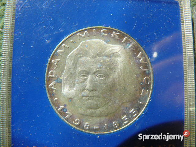 Adam Mickiewicz srebrna moneta 100 zl w etui Rzeszów