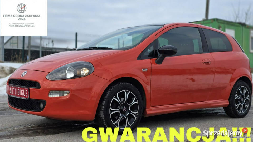 Fiat Punto 14 78 wersja sporting czarny sufit wielofunkcyjna kierownica pomorskie Lębork