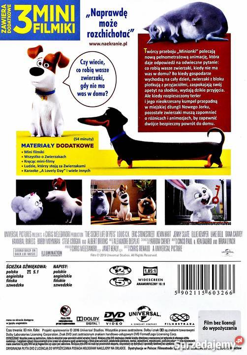 SEKRETNE ŻYCIE ZWIERZAKÓW DOMOWYCH EDPUDEŁKOWA Kalisz