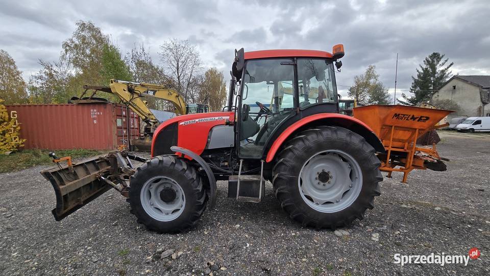 Pług Ciągnik Zetor Proxima 90 z pługiem i Jaworzno