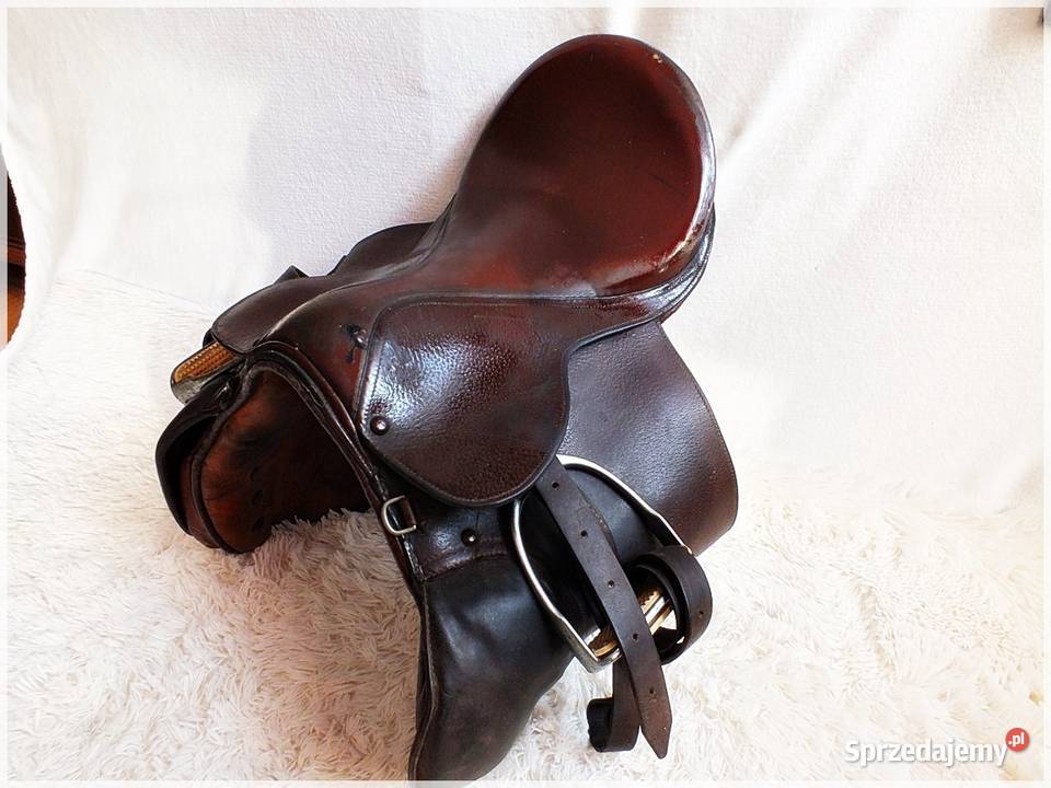 Siodło skórzane do jazdy konnej kompletne Żary