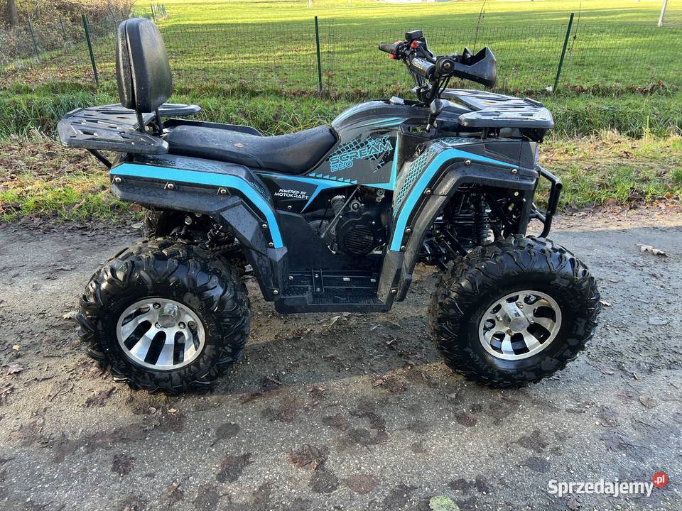 Quad brt scream 250 automat duży xxl wyciągarka małopolskie