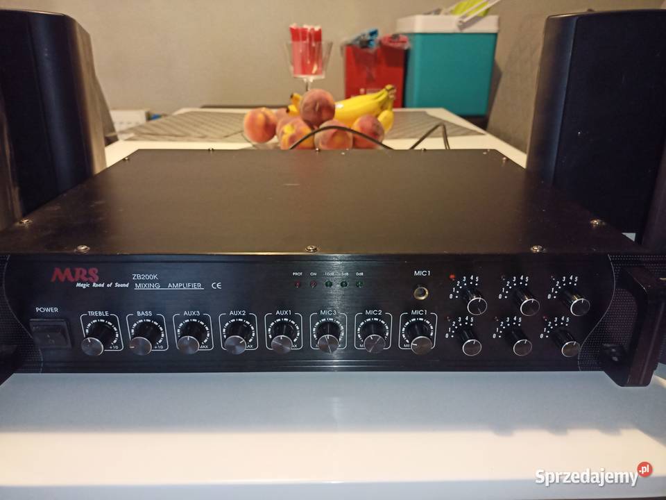 Wzmacniacz 4 Kolumny Kolumny 30W Wzmacniacz 200W Gliwice sprzedam
