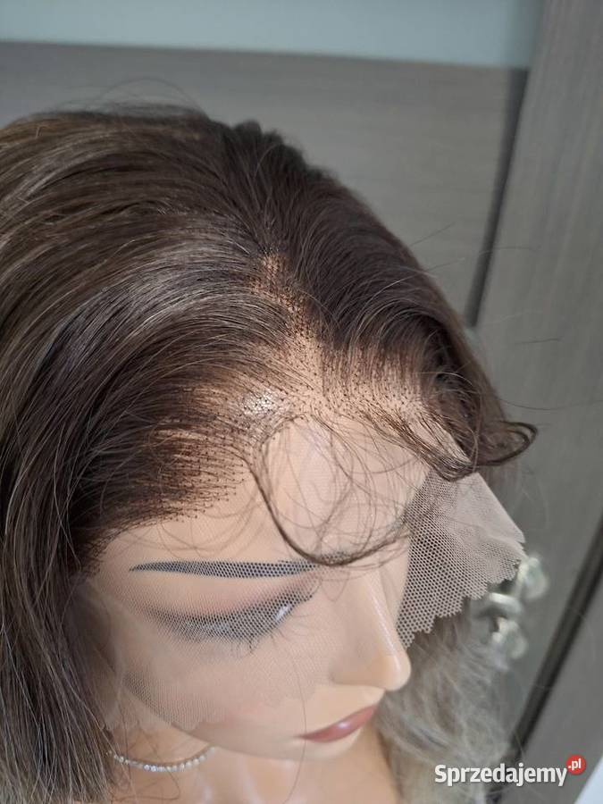 Długa kręcona blondynka Ombre koronkowa peruka z pomorskie Malbork