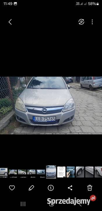 Opel astra 2007 benzyna gaz lubelskie Lublin sprzedam
