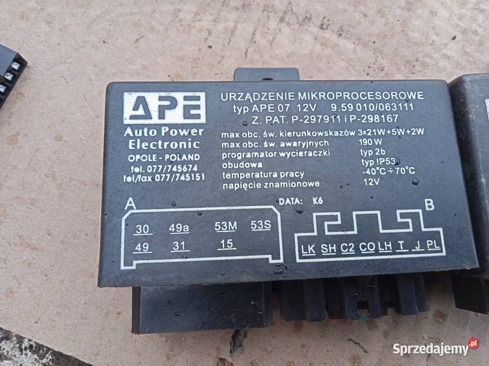 Polonez Caro minus mikroprocesor APE HYBRYD Stalowa Wola