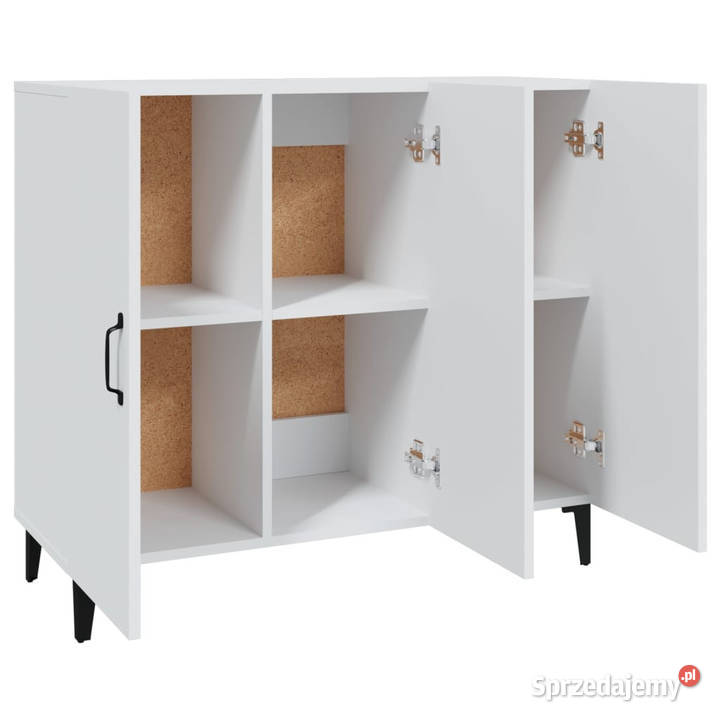 Szafka biała 90x34x80 materiał drewnopochodny