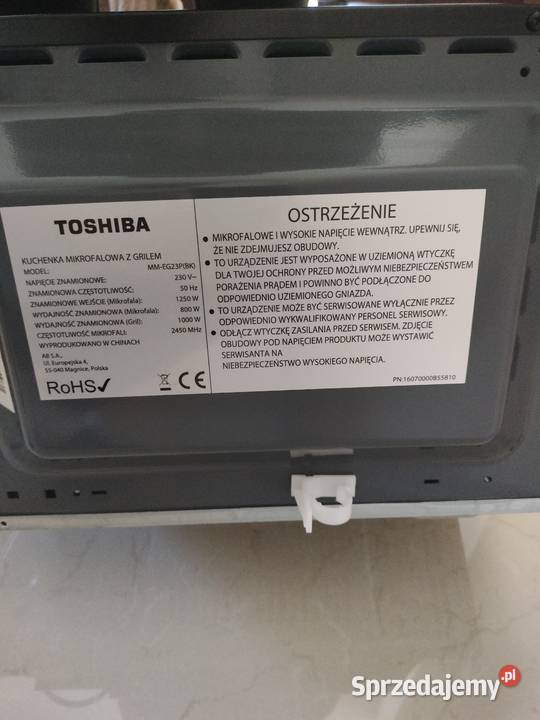 Mikrofalówka firmy Toshiba AGD wielkopolskie Konin sprzedam