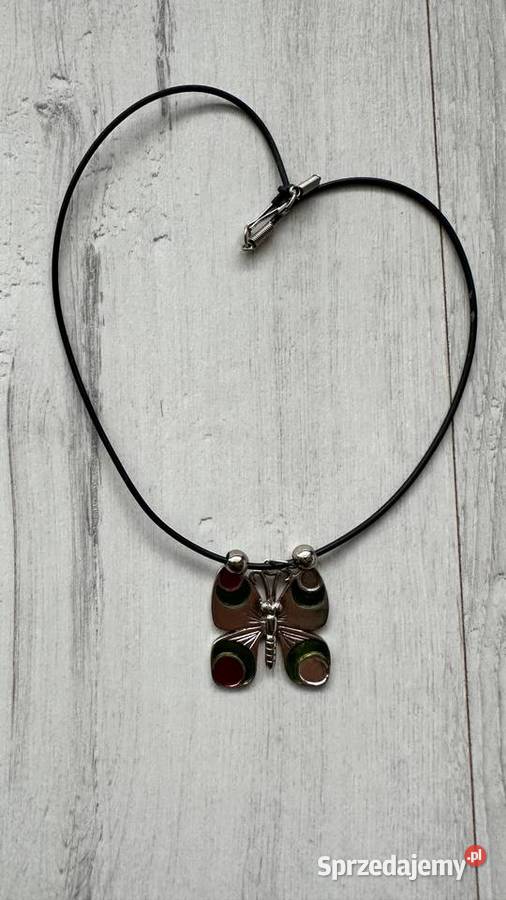 NOWY Łańcuszek wisior wisiorek motyl zawieszka sprzedam