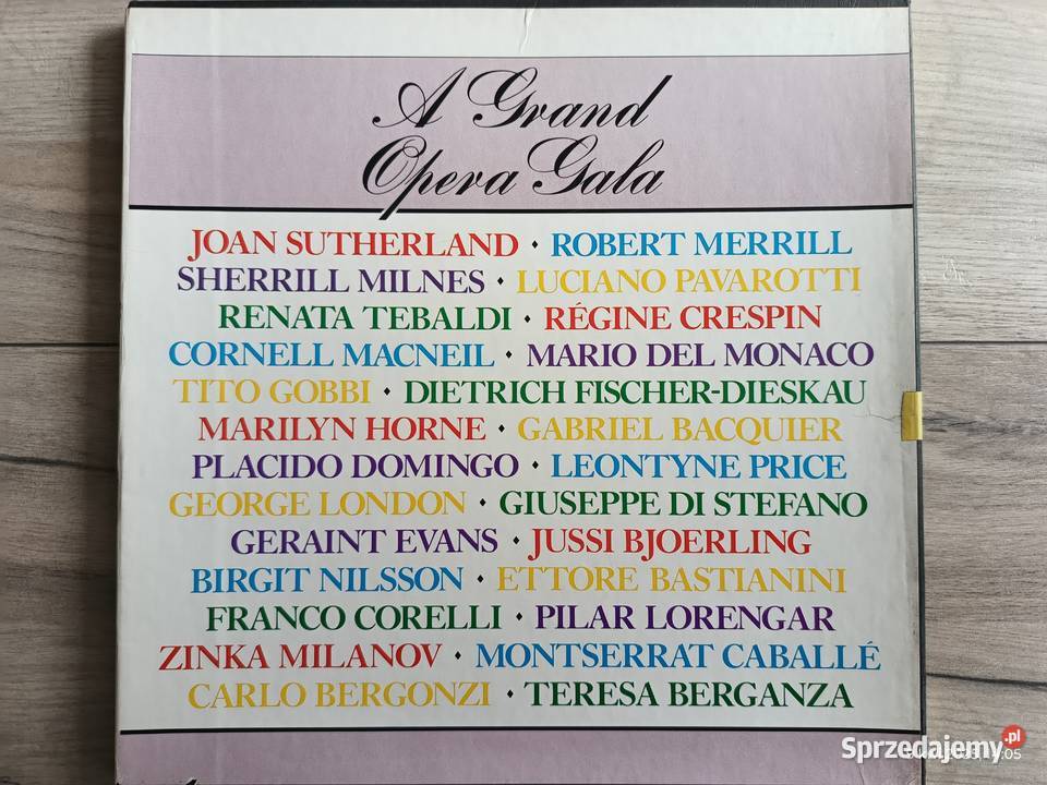 3 płytowy album winylowy A Grand Opera Gala płyta winylowa Wronki