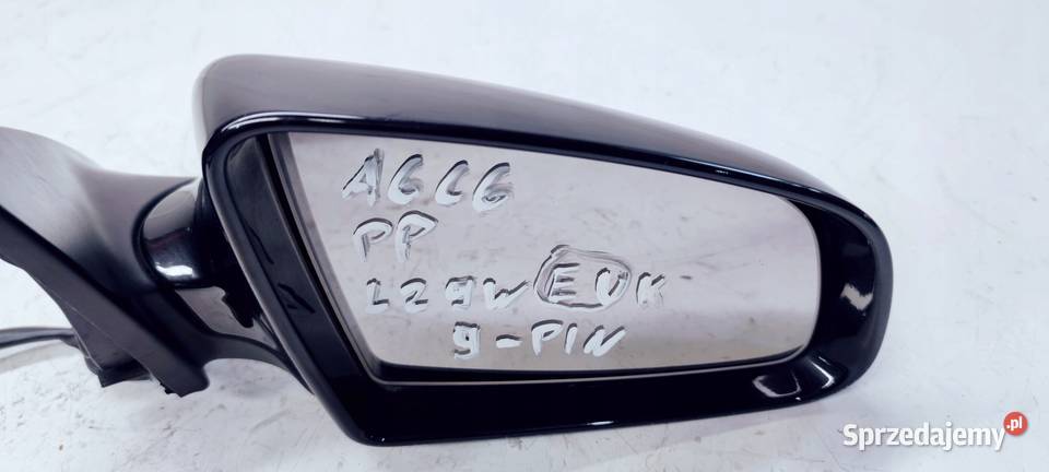 LUSTERKO PRAWE AUDI A6 C6 LZ9W 9 PIN EUROPA osobowe Motoryzacja Przystajń