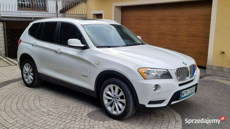 BMW X3 XDrive Panorama Skóry 245 GWARANCJA Zakup wielofunkcyjna kierownica Płońsk