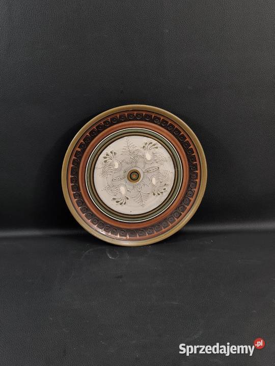 Talerz Ścienny Ceramiczny Poddębice