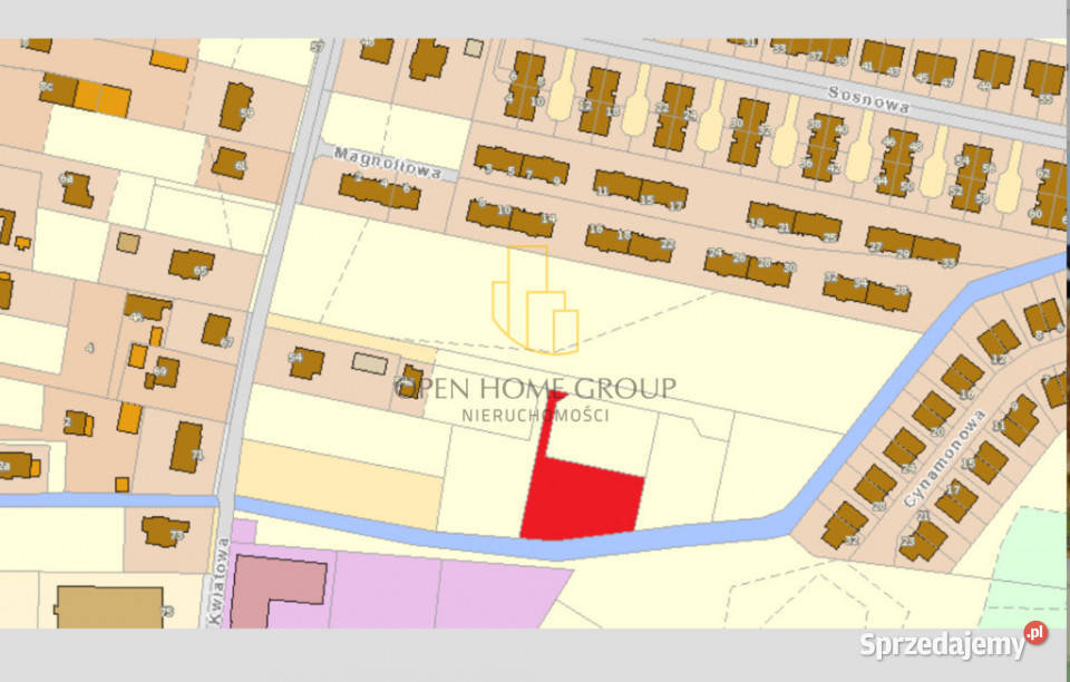 Domasław Bielany działka budowlana 1550 m2 Sprzedaż