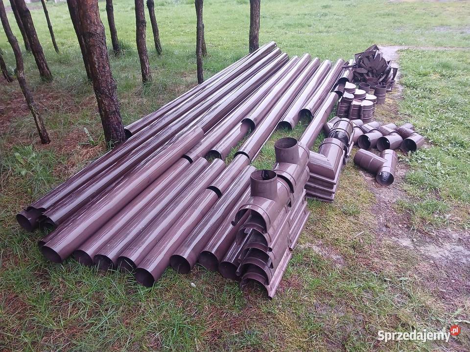 Rynny Haki Złączki Kolana PCV z demontażu łódzkie Krężna