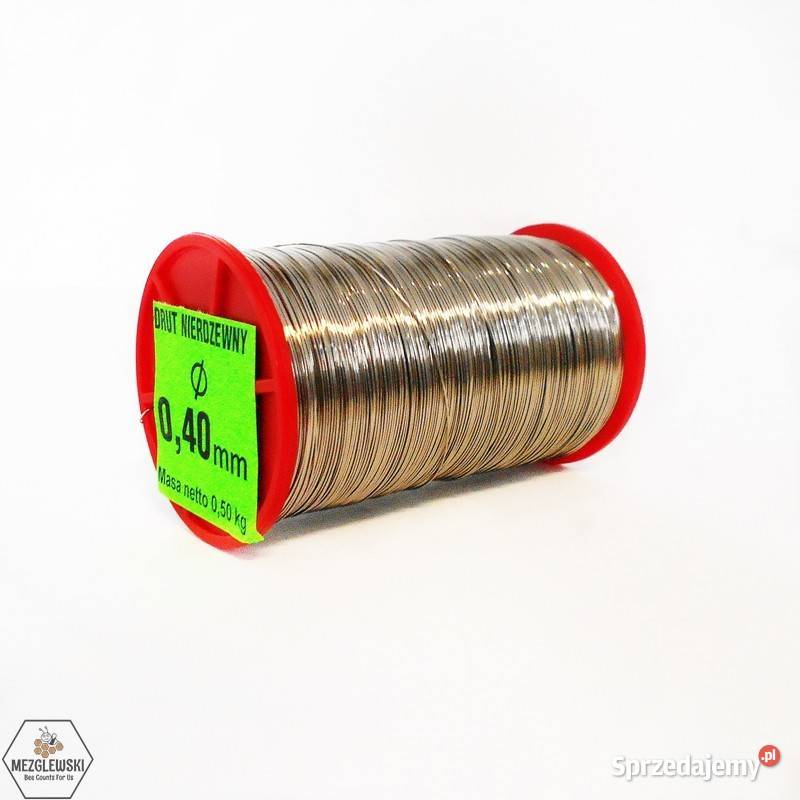 DRUT PSZCZELARSKI DO RAMEK 04MM 500G NIERDZEWNY podkarpackie Posada Jaśliska