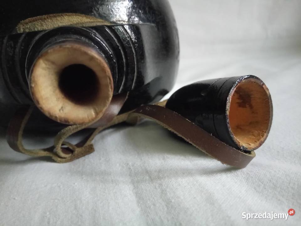 Ozdobny bukłak karafka drewno Rumunia vintage Warszawa sprzedam